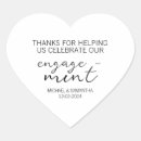 Search for decorative heart stickers Engagement