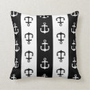 Search for black white anchor decorations pillows Chic