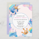 Search for unicorn castle invitations Pastel