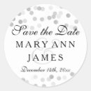 Search for silver foil wedding stickers Glitter