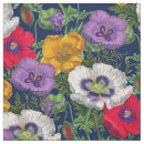 Search for red poppy fabric White