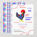 Recherche de coq rouge invitations Fête d'anniversaire