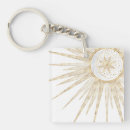Search for sun and stars keychains Gold
