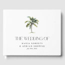 Search for tropical wedding guest books Palm tree