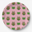Search for bookworm paper plates Cartoon