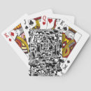 Search for black and white playing cards Lines