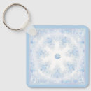 Search for blue snowflake keychains Elegant