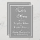 Recherche de classy bridal shower invitations Simple