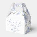 Search for dusty blue wedding favour boxes Blue and white