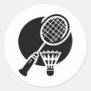 Search for funny badminton stickers Racket
