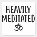 Search for yoga lover stickers Meditation