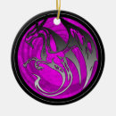 Search for dragon round ornaments Black