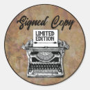 Search for antique typewriter stickers Author