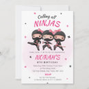 Recherche de fille karaté invitations De ninja rose