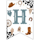 Search for cow print bunting flags Boy