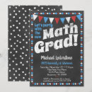 Search for red and blue graduation invitations Graduate