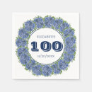 Search for 100th birthday napkins Watercolor