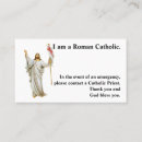 Search for catholic business cards Jesus
