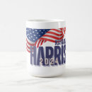 Search for democratic candidate mugs Harris for president
