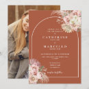 Search for pampas grass wedding invitations Rust