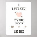 Search for i love you to the moon and back posters Typography
