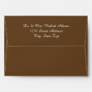 Recherche de brown wedding envelopes Brun
