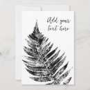 Recherche de feuille fougère invitations Toute personne