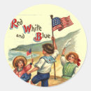 Search for vintage postcard stickers Usa