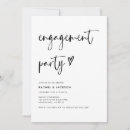 Recherche de budget engagement party invitations Moderne