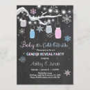 Search for winter gender reveal invitations Baby its cold outside