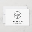 Search for plain thank you cards Black and white