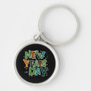 Search for new year keychains New year's day