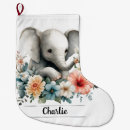 Search for elephant christmas stockings Watercolor