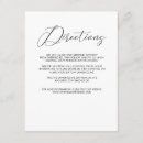 Search for direction wedding enclosure cards Simple