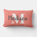 Recherche de corail et blanc coussins Pour elle