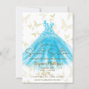 Search for aqua gold invitations Princess