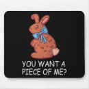 Search for funny rabbit mousepads Easter