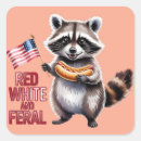 Search for funny racoon stickers Patriotic