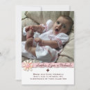 Search for ribbon christening invitations Pink