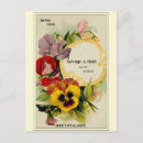 Search for flower seeds postcards Garden