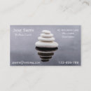 Search for natural stone business cards Therapist