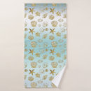 Search for aqua gold bath towels Ocean