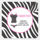 Search for pink zebra stickers Bridal shower