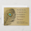 Search for gold peacock save the dates Elegant