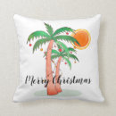 Search for christmas palm tree pillows Hawaii