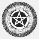 Recherche de pentacle stickers Sorcière