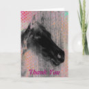 Search for equine thank you cards Horse