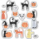 Search for skull kitty stickers Halloween