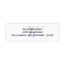 Search for blue and grey return address labels Elegant