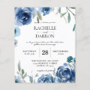 Recherche de bébé bloque invitations Bleu